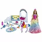Boneca Articulada - Barbie Dreamtopia - Princesa com Unicórnio Arco-íris - Mattel