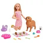 Boneca Articulada - Barbie Pets - Filhotinhos Recém Nascidos - Loira - Mattel