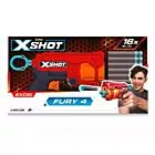 Lançador de Dardos - X-Shot Red - Fury 4 - 16 Dardos - Candide