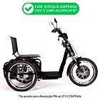 Triciclo Elétrico - Village PAM - 800w - Preto - Plug and Move