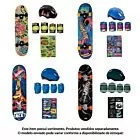 Skate com Kit Proteção - Hot Wheels - Teen - Sortido - Fun Divirta-se