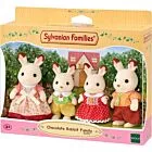 Figuras - Sylvanian Families - Família Coelhos Chocolate - Epoch Magia