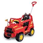 Carrinho de Passeio e Pedal - Jipe Diipi Bombeiro - Calesita