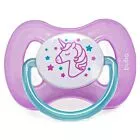 Chupeta - Silicone Ultra Soft - 6m - Comfort - Unicórnio Rosa - Buba