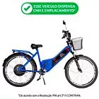 Bicicleta Elétrica - Street PAM - 800w - Azul - Plug and Move