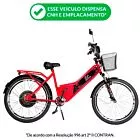Bicicleta Elétrica - Street PAM - 800w Lithium - Vermelha - Plug and Move