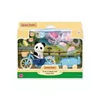 Figura e Acessório - Sylvanian Families - Conjunto Bicicleta e Patim - Menina Panda - Epoch Magia