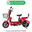 Bicicleta Elétrica - New Classic PAM - 500w Lithium - Vermelha - Plug and Move