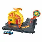 Conjunto e Pista - Hot Wheels City - Pizzaria Veloz - Mattel