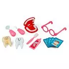 Kit Dentista Infantil - 14 peças - Rosa - Pakitoys	