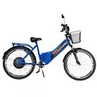 Bicicleta Elétrica - Aro 24 - Duos Confort - 800w Lithium - Azul - Duos Bikes