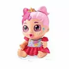 Boneca de Vinil - My Little Glitter - Faz Xixi Cabelo Rosa - Divertoys