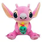 Pelúcia Infantil - 33cm - Disney Lilo e Stitch - Angel e Scrump - Fun Divirta-se