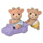 Figuras - Sylvanian Families - Gêmeos Renas - Epoch Magia
