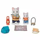 Figuras - Sylvanian Families - Exploração Animada Gatos de Leite - Epoch Magia