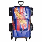Mochila 3D de Rodinhas Infantil - Hot Wheels - Race Monster Trucks - Maxtoy