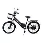 Bicicleta Elétrica - Aro 24 - New Confort 800w - Preta - Duos Bikes