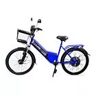 Bicicleta Elétrica - Aro 24 - New Confort 800w - Azul - Duos Bikes