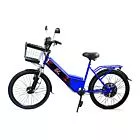 Bicicleta Elétrica - Aro 24 - New Street 800w - Azul - Plug and Move