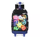 Mochila de Rodinhas - Disney Divertidamente – Preta - Luxcel