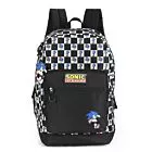 Mochila de Costas - Sonic The Hedgehog - Xadrez Preta - Luxcel