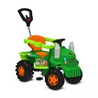 Carrinho de Passeio e Pedal - Trator - Verde - Bandeirante