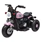 Mini Moto Elétrica Infantil - Halei Street Tracker - 6v - Rosa - Zippy Toys