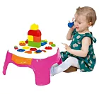 Mesinha com Atividades - Mesa de Atividades - Play Time - Rosa - Cotiplás