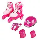 Patins Triline - 2-1 - Ajustável - 30 a 33 - Rosa - Fenix-