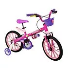 Bicicleta Infantil com Rodinhas - Aro 16 - Top Girls - Nathor