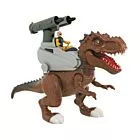 Figura - Dinossauro Rex Attack - Lança Míssil - Marron - Adijomar