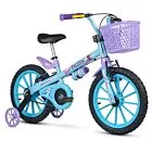 Bicicleta Infantil com Rodinhas - Aro 16 - Frozen - Nathor