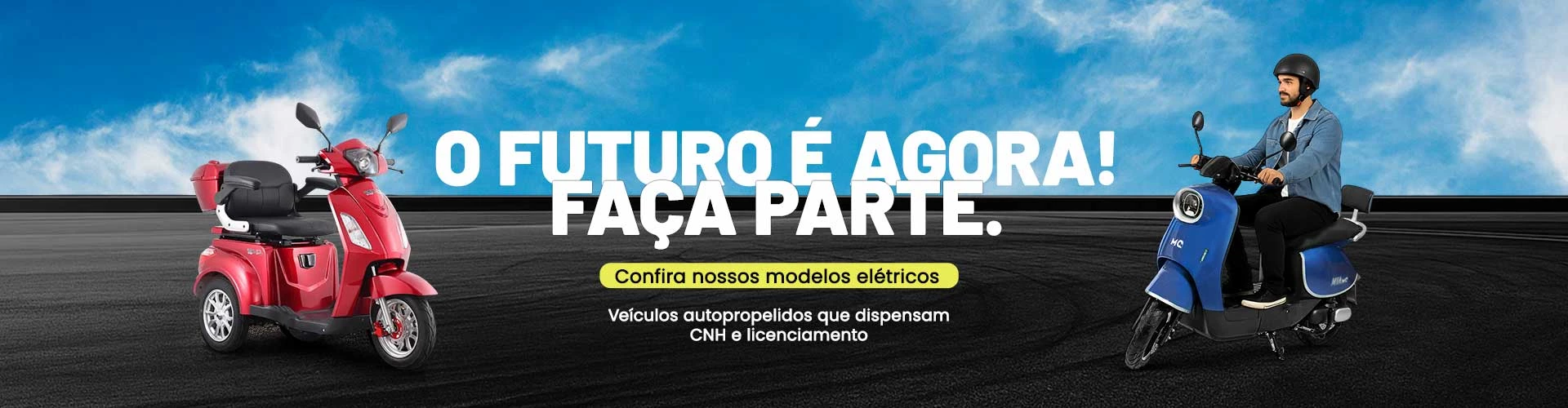Autopropelidos - Bicicletas - Scooters - Triciclos SEM CNH