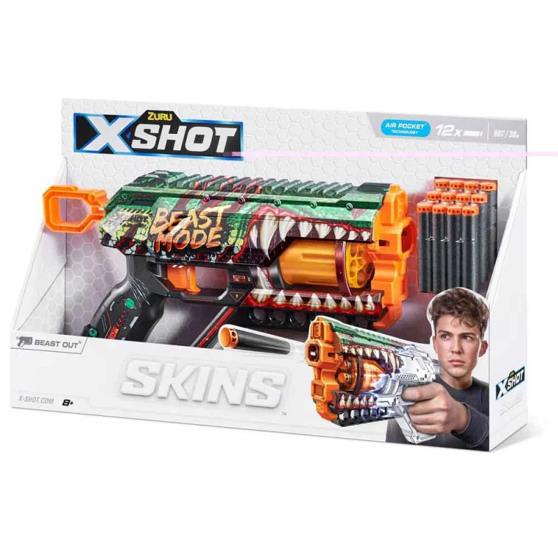 Lançador de Dardos - X-Shot - Skins Griefer - Beast Out - 12