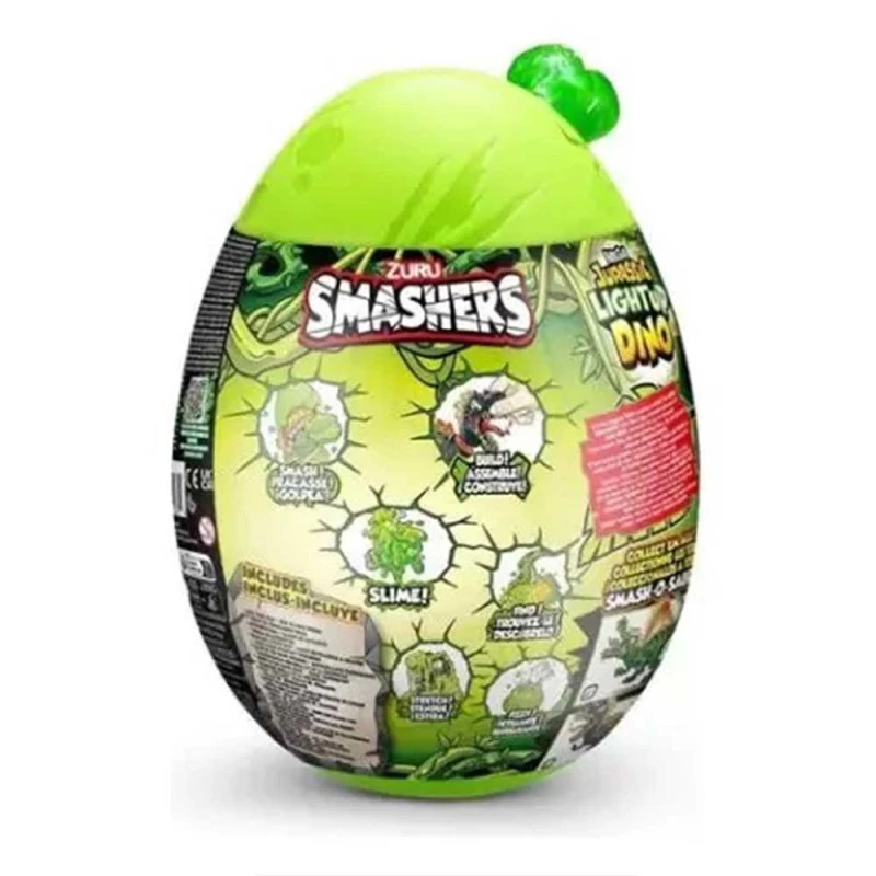 Figura Surpresa - Smashers - Mega Jurassic Light up Dino