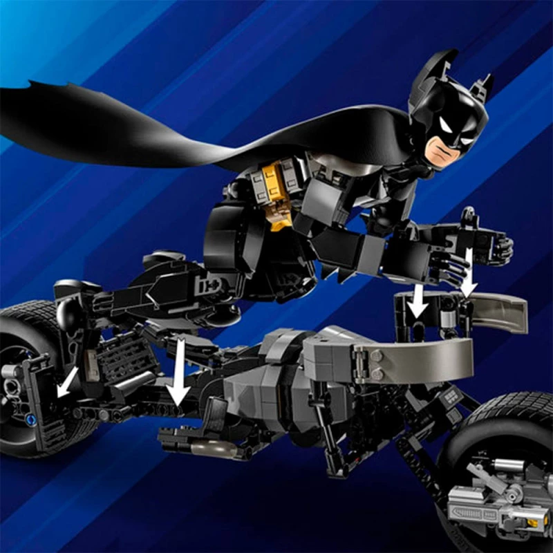 Figura Do Batman E A Moto Bat-pod