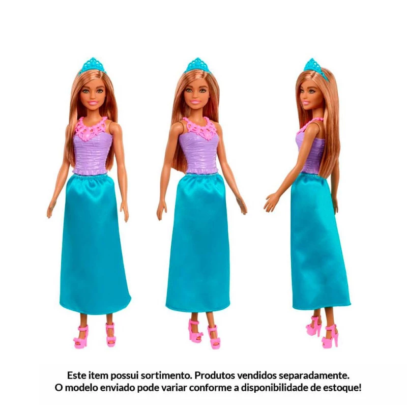 Boneca Articulada Barbie Dreamtopia Princesa Sortida Mattel