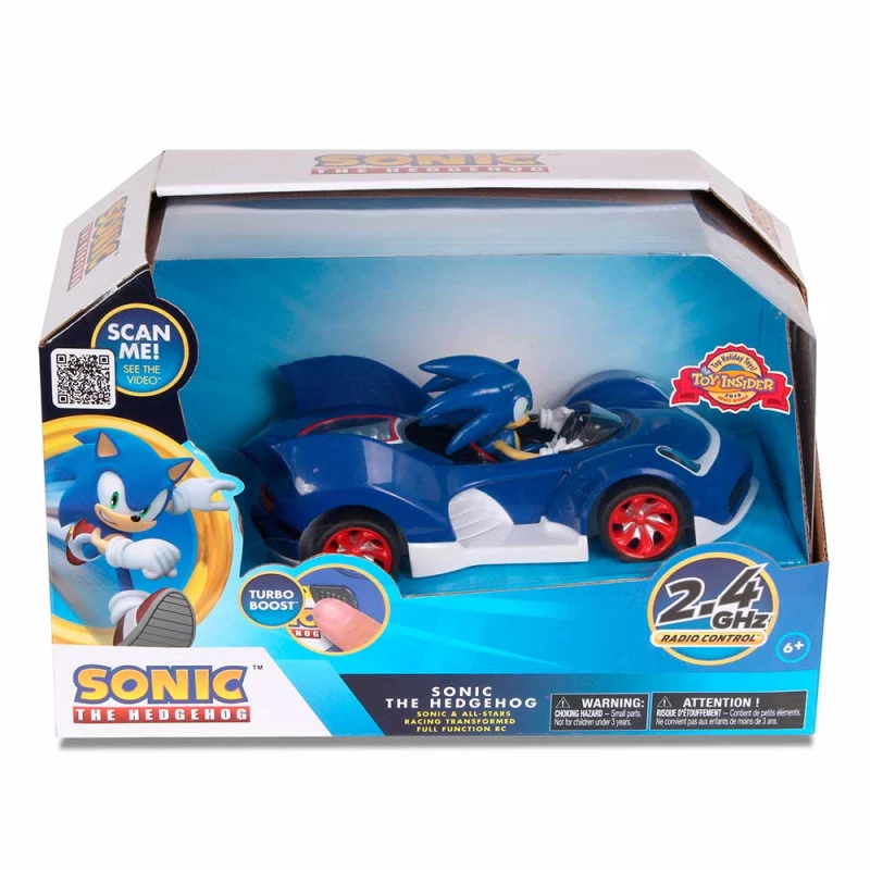 Carrinho de Controle Remoto - Sonic All Star Racing Transformed