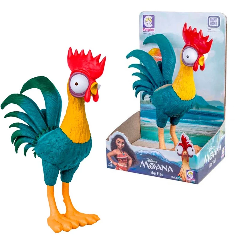 Figura de Vinil 31 cm Disney Moana Hei Hei Cotiplás