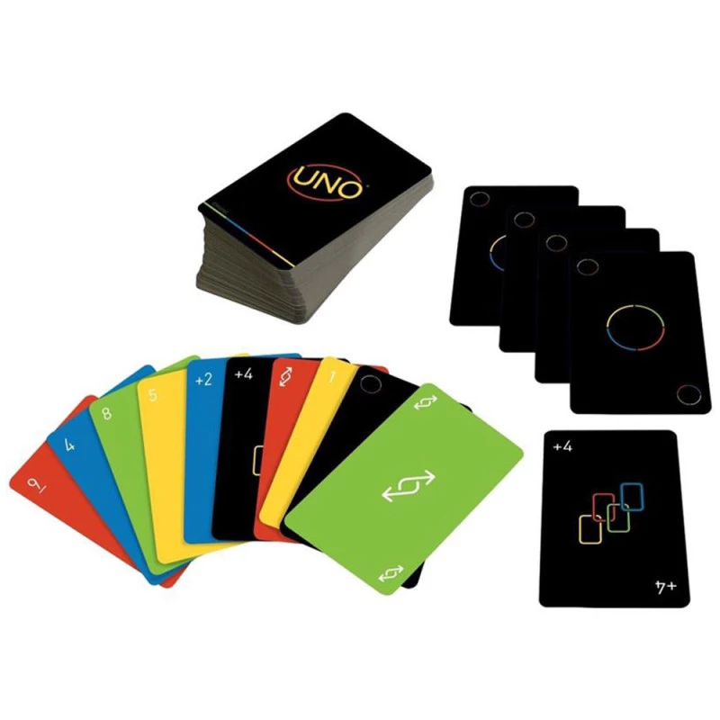 Jogo Cartas Uno Dos Jogo De Cartas Baralho Uno Minimalista 112 Cartas Mattel Games