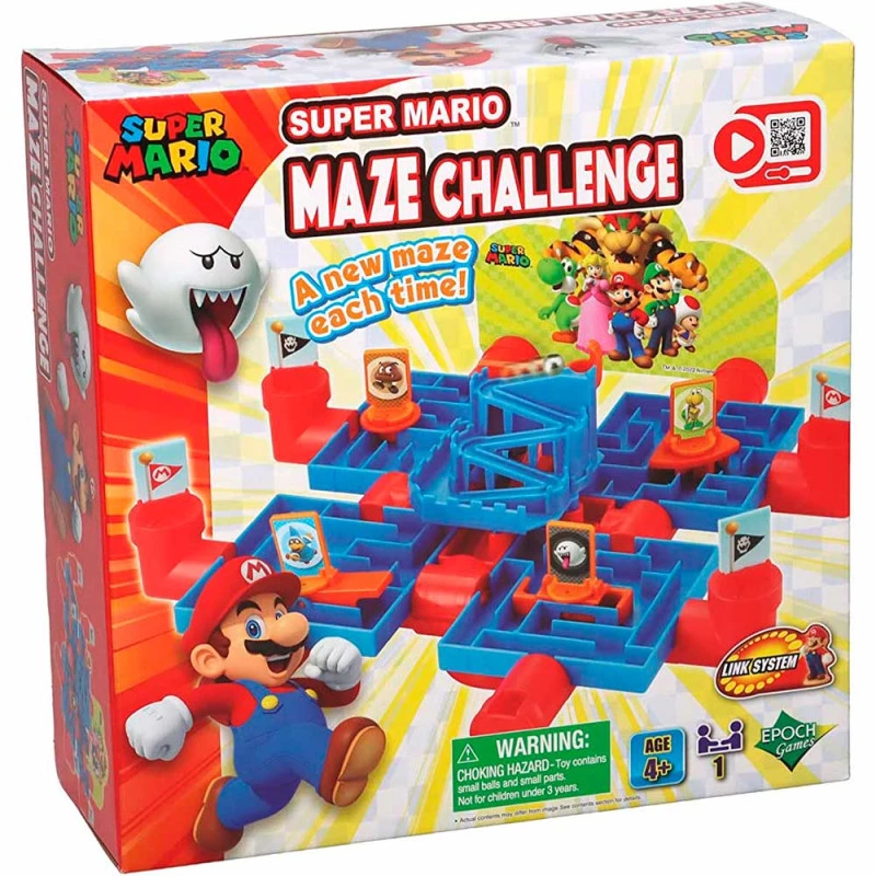 Jogo Infantil Super Mario Labirinto Maze Challenge Epoch