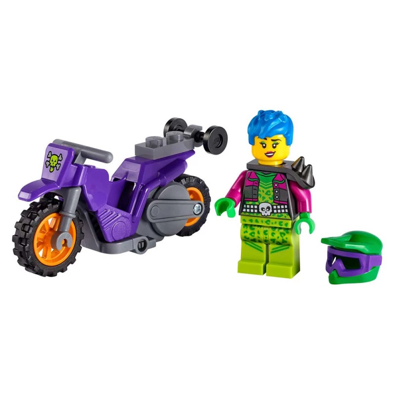 Lego City - Moto de Wheeling - Stuntz - 14 Peças - Lego