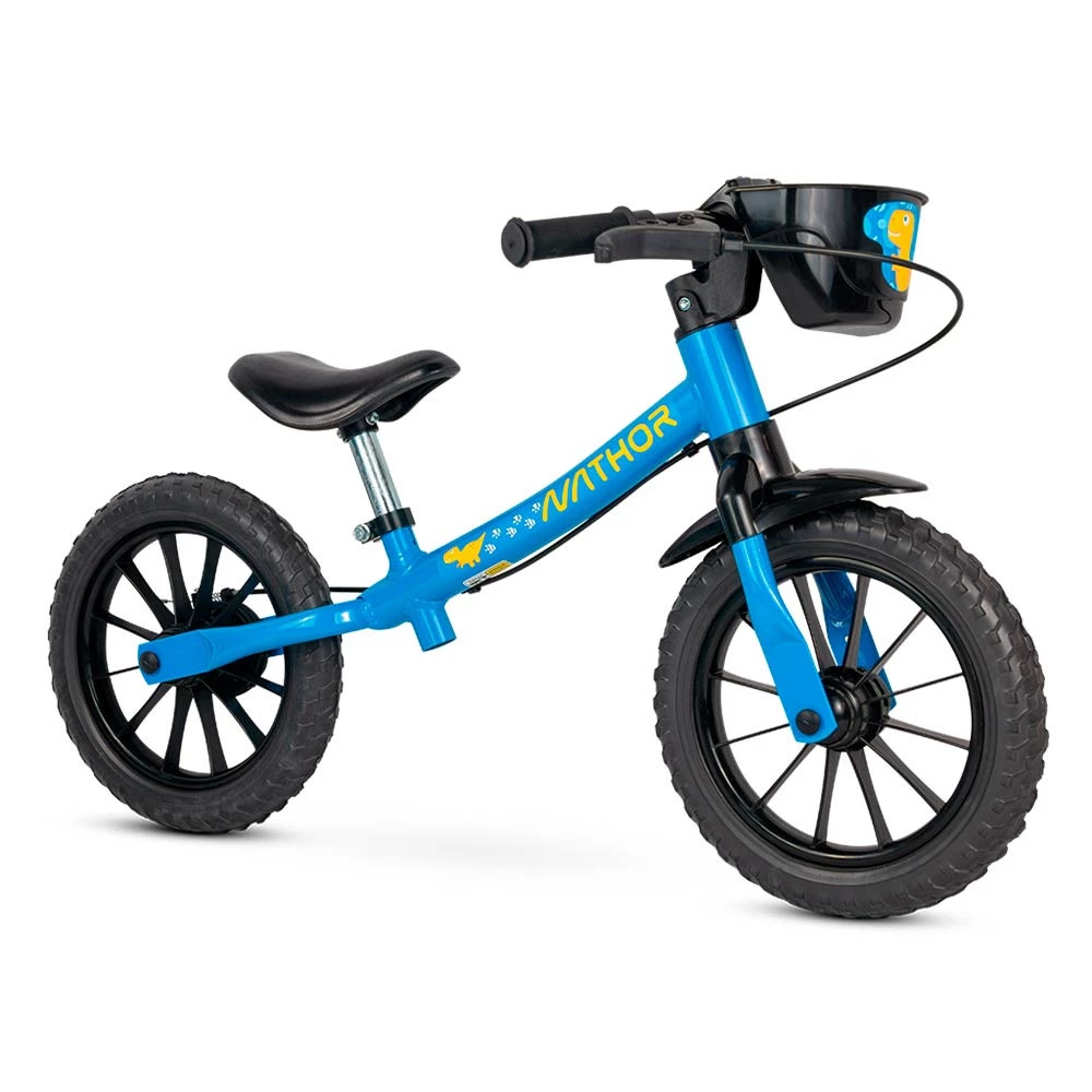 Bicicleta Infantil de Equilíbrio Aro 12 Balance Bike Dino Nathor
