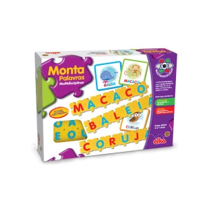 Jogo Educativo - Monta Palavras Multidisciplinar - Elka