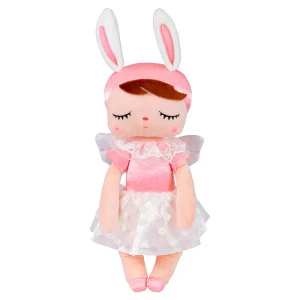 BONECA ANGELA ANGEL ROSA 33CM