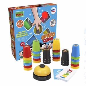 Jogo de Raciocínio Lógico - Speed Cups - Turma da Mônica - Pakitoys