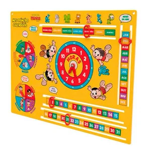 Jogo Educativo - Turma da Mônica - Meu Primeiro Calendário - Xalingo
