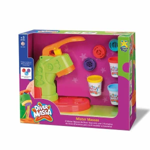 Massinha de Modelar - Diver Massa - Máquina Mister Massas - Divertoys