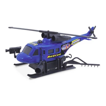 Helicóptero City Force com Fricção Azul - Cardoso