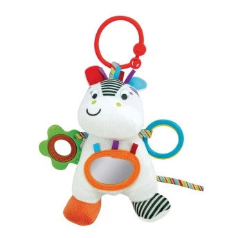 Chocalho Com Anéis - Zippy A Zebra - Pequenos Amigos - Yes Toys